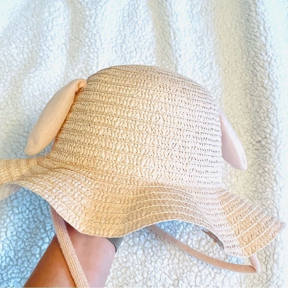 Girl's Hat Rabbit Ears Children Cap with Moving Ears - Summer Sunhat - Picture 14 of 15